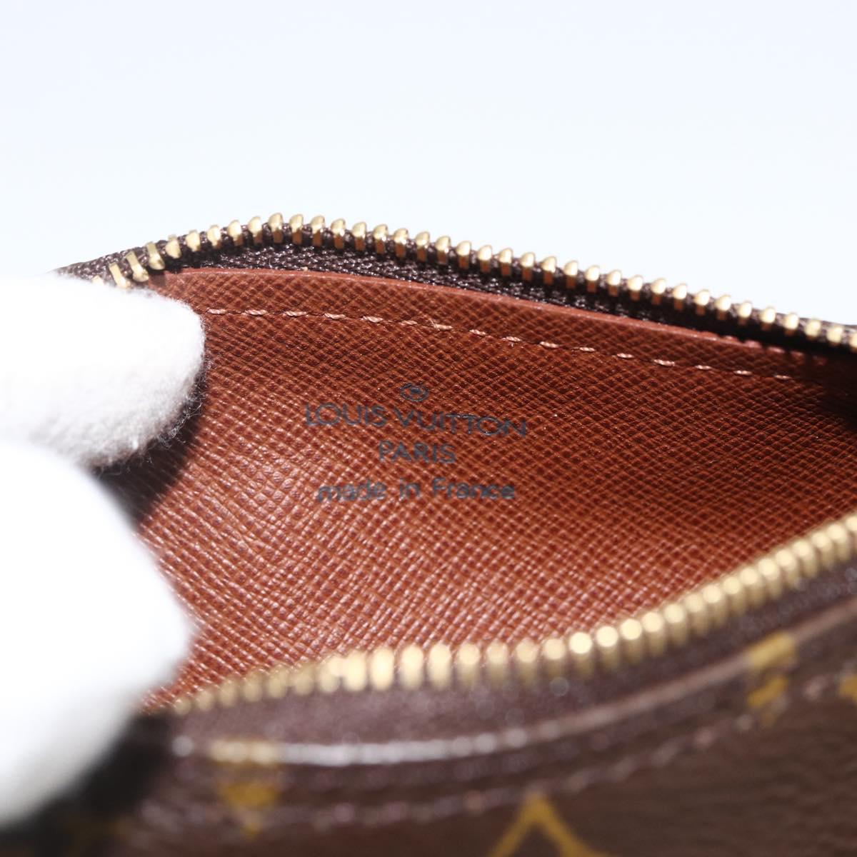 LOUIS VUITTON Monogram Papillon Pouch LV Auth LNZ583