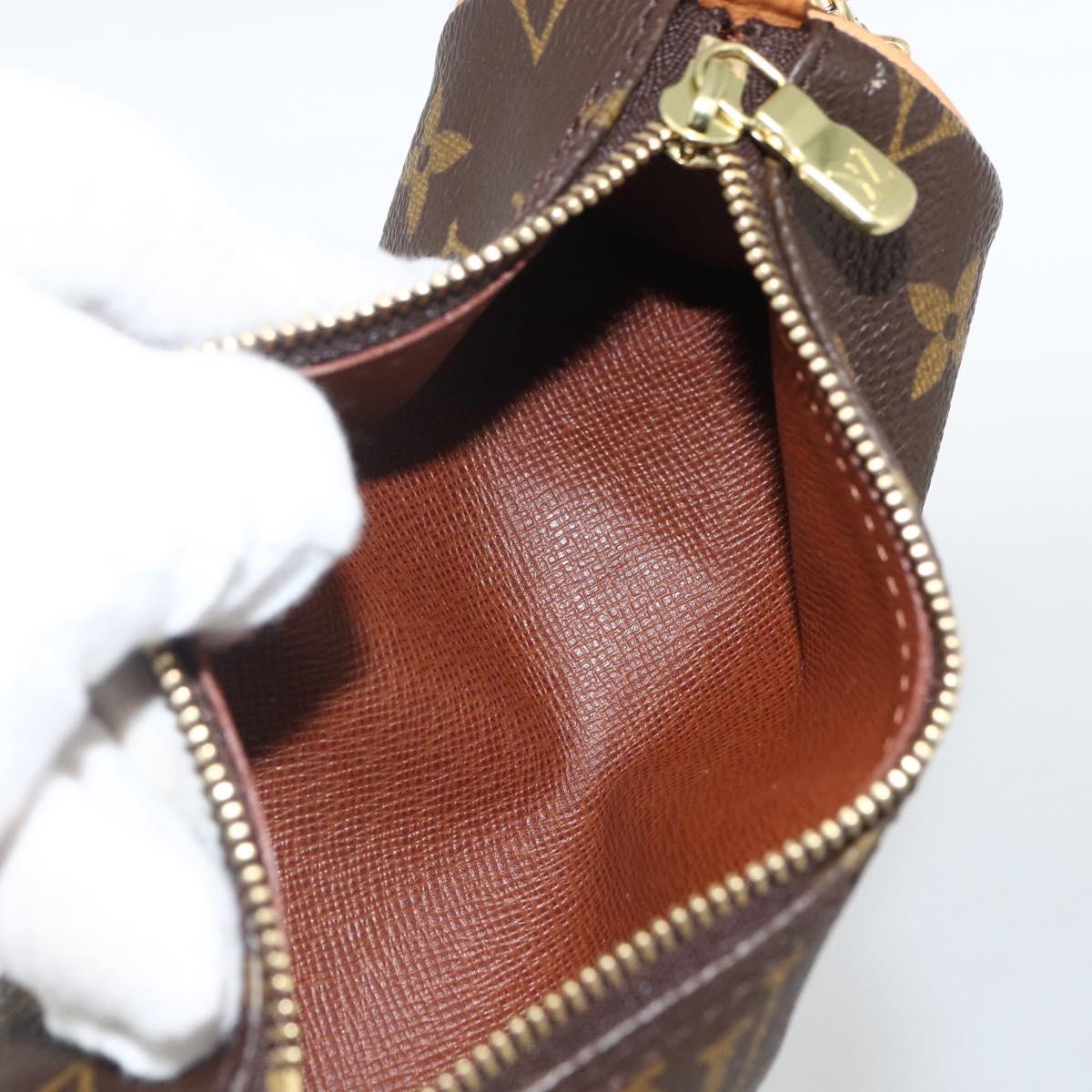 LOUIS VUITTON Monogram Papillon Pouch LV Auth LNZ583
