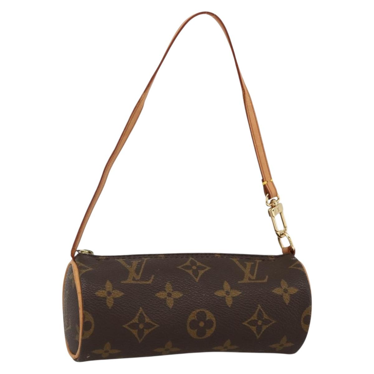 LOUIS VUITTON Monogram Papillon Pouch LV Auth LNZ583