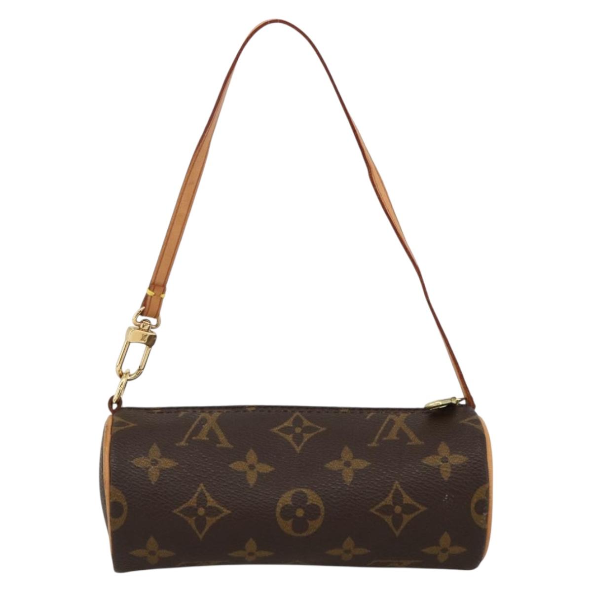 LOUIS VUITTON Monogram Papillon Pouch LV Auth LNZ583
