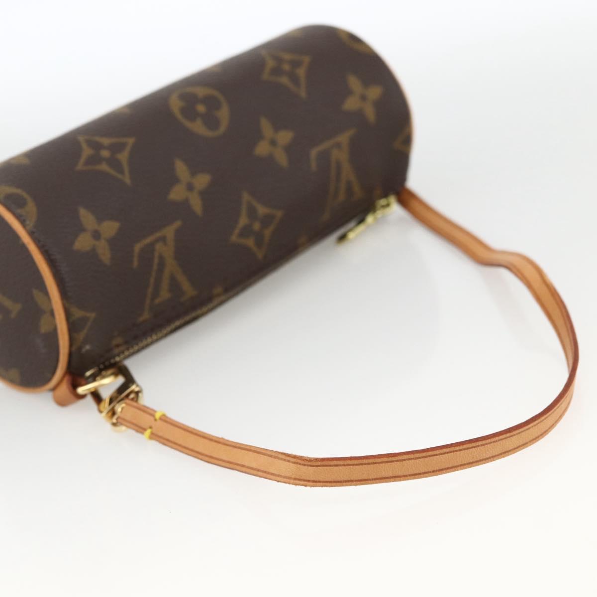 LOUIS VUITTON Monogram Papillon Pouch LV Auth LNZ583