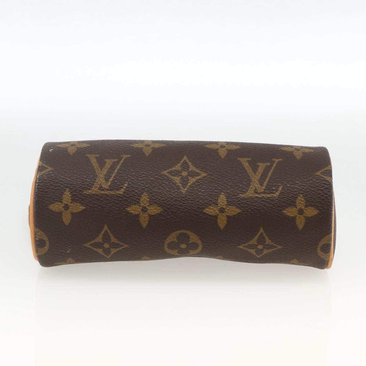 LOUIS VUITTON Monogram Papillon Pouch LV Auth LNZ583