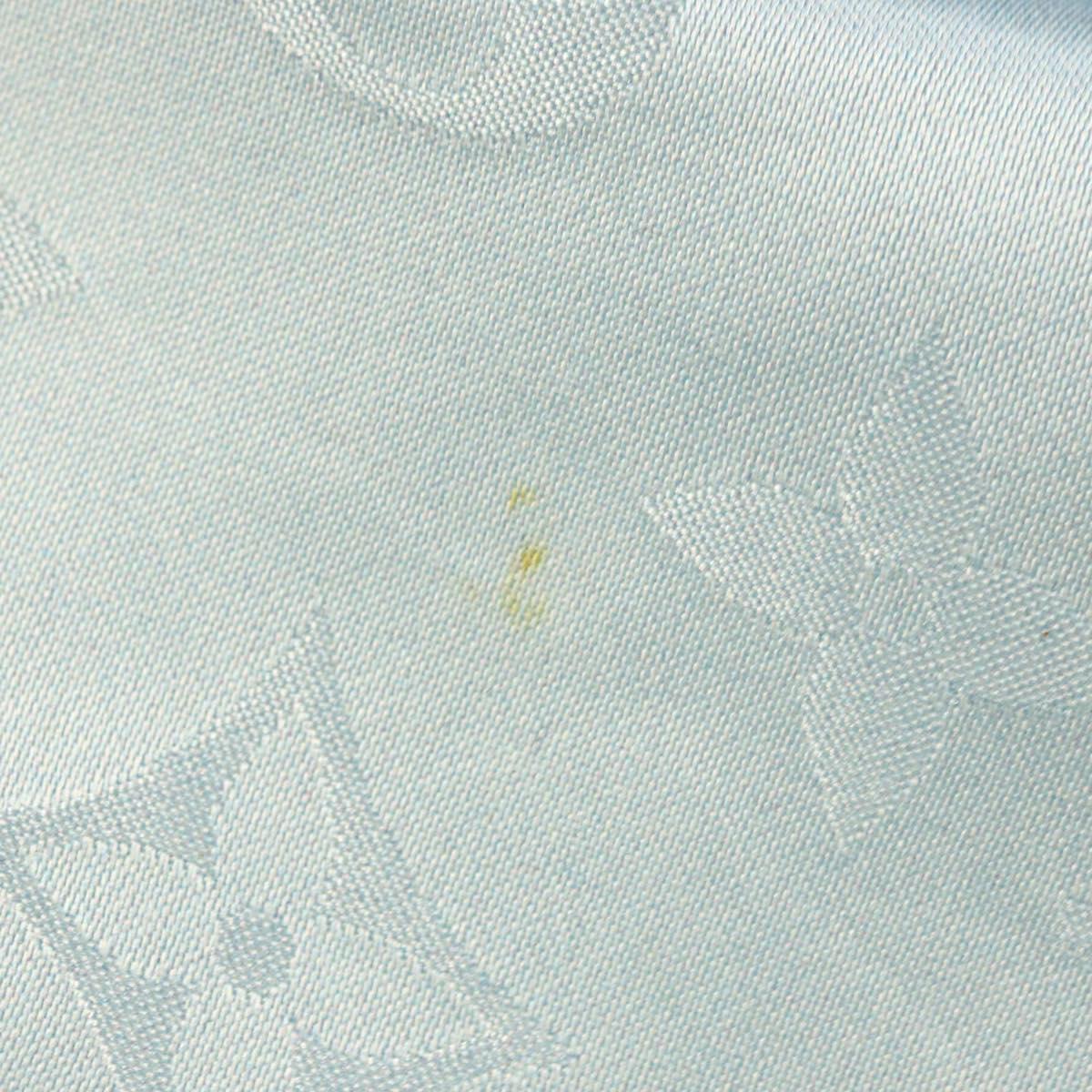 LOUIS VUITTON LV City Stamp Bandana Scarf Silk Light Blue M96939 LV Auth LNZ586M