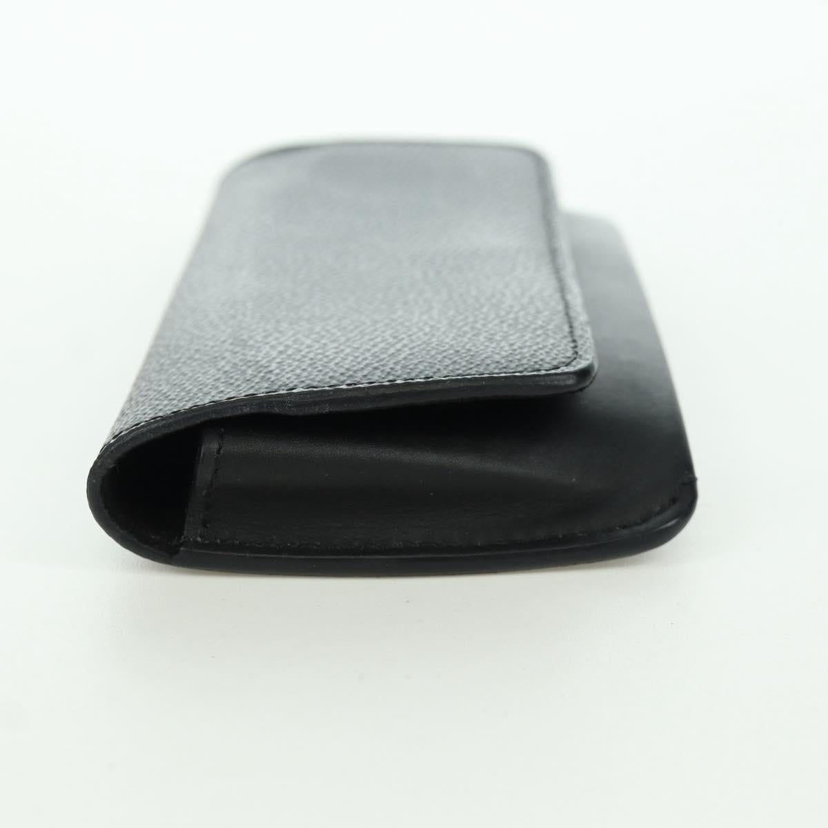 LOUIS VUITTON Monogram Eclipse Etui Lunet GM Glasses Case GI0296 LV Auth LNZ611M
