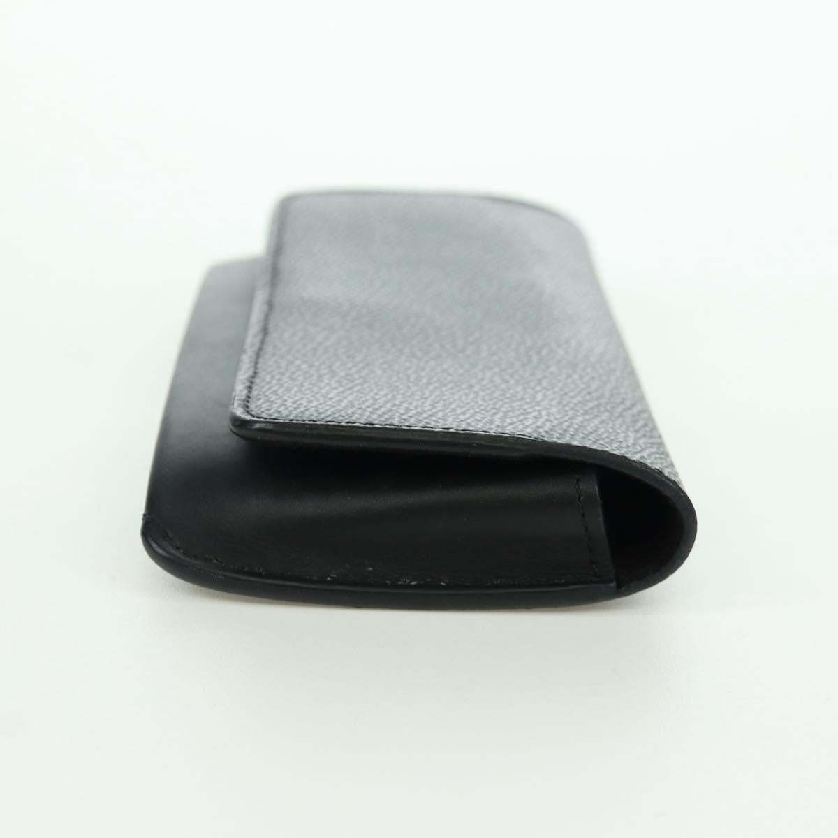 LOUIS VUITTON Monogram Eclipse Etui Lunet GM Glasses Case GI0296 LV Auth LNZ611M