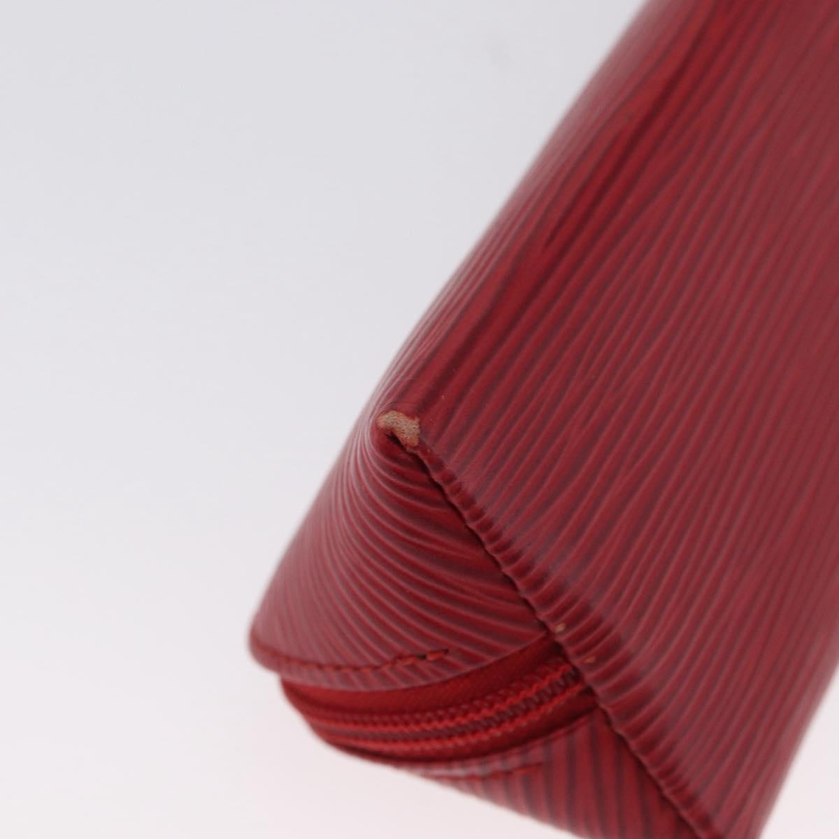LOUIS VUITTON Epi Trousse Crayons Pen Case Red M56547 LV Auth LNZ612
