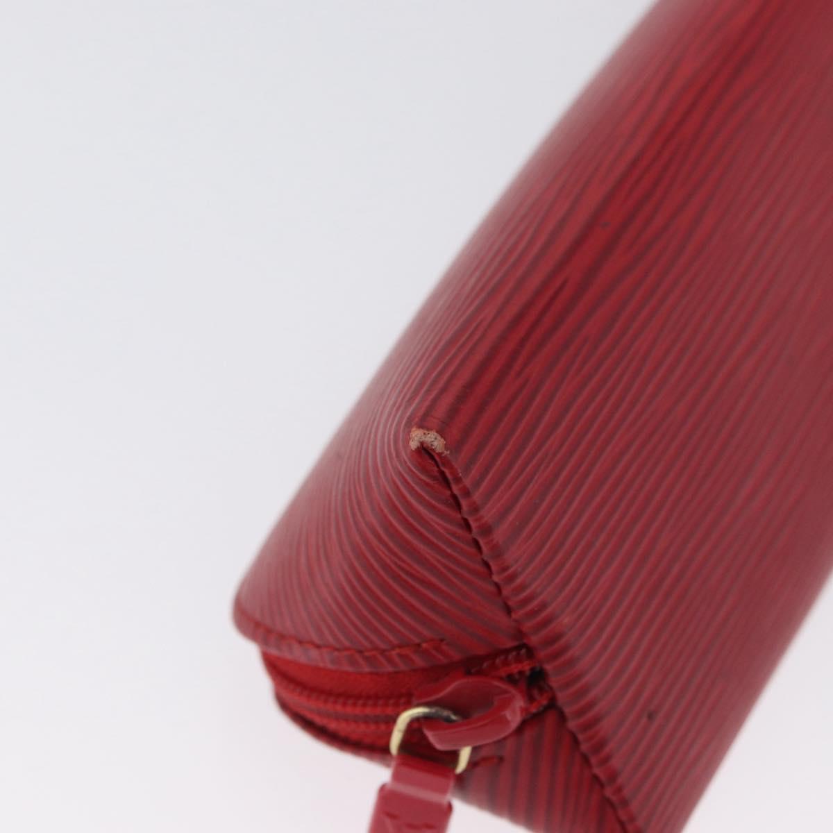 LOUIS VUITTON Epi Trousse Crayons Pen Case Red M56547 LV Auth LNZ612
