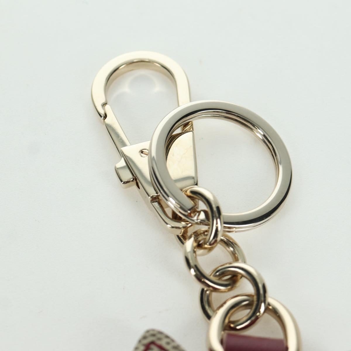 GUCCI GG Supreme Boris Yuko Higuchi Charm PVC Beige Auth LNZ613SM