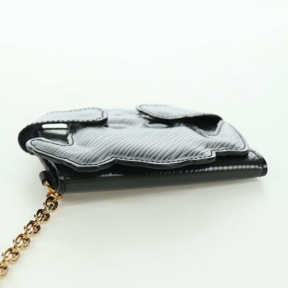 LOUIS VUITTON Epi Dog Card Holder Card Case Black M63897 LV Auth LNZ614SAM