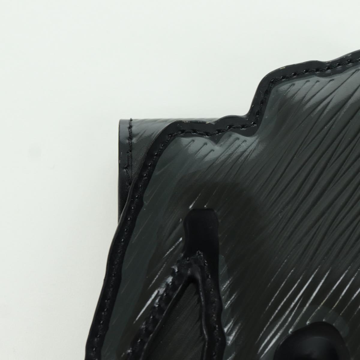 LOUIS VUITTON Epi Dog Card Holder Card Case Black M63897 LV Auth LNZ614SAM