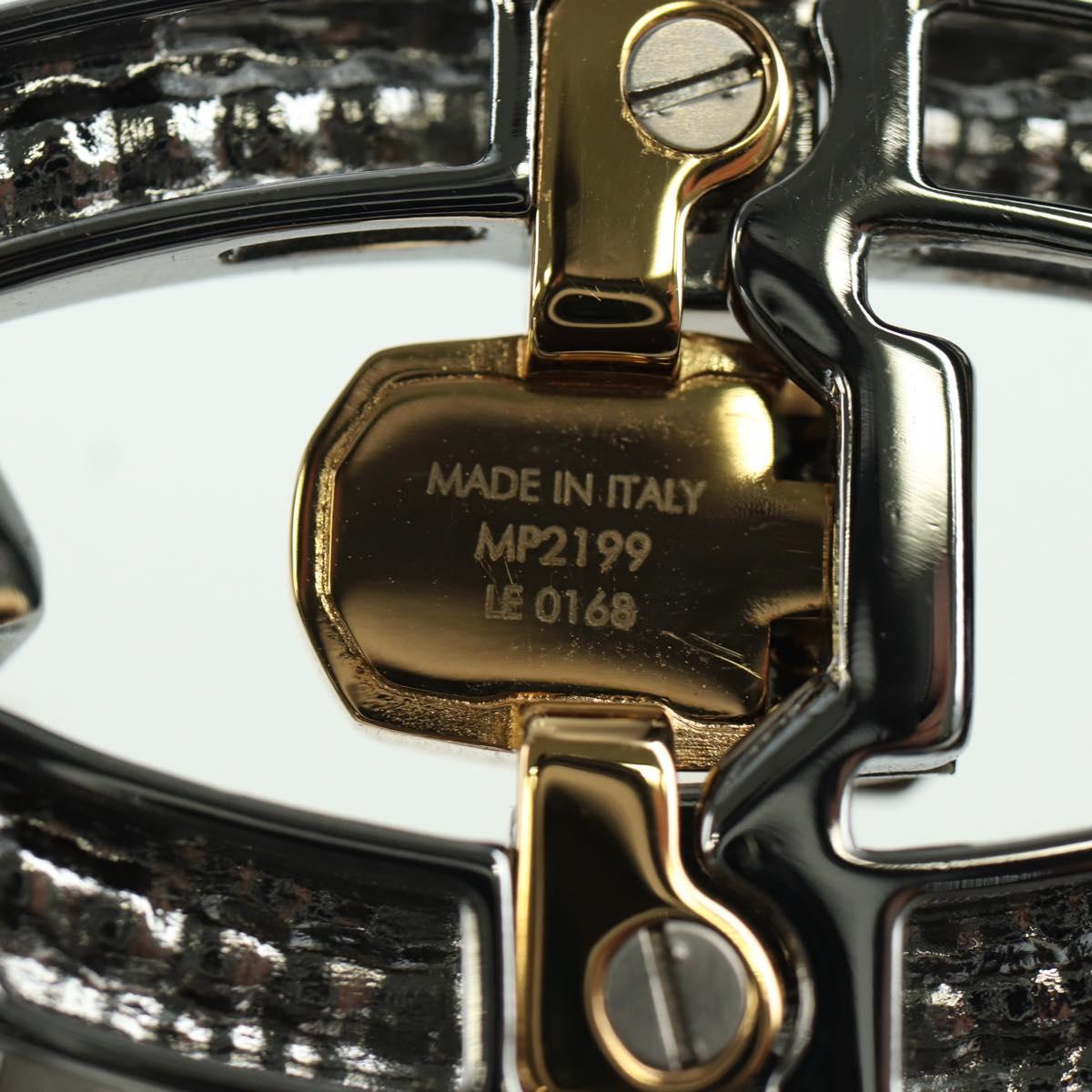 LOUIS VUITTON Collier LV Windsor metal Silver Tone MP2199 LV Auth LNZ615SM