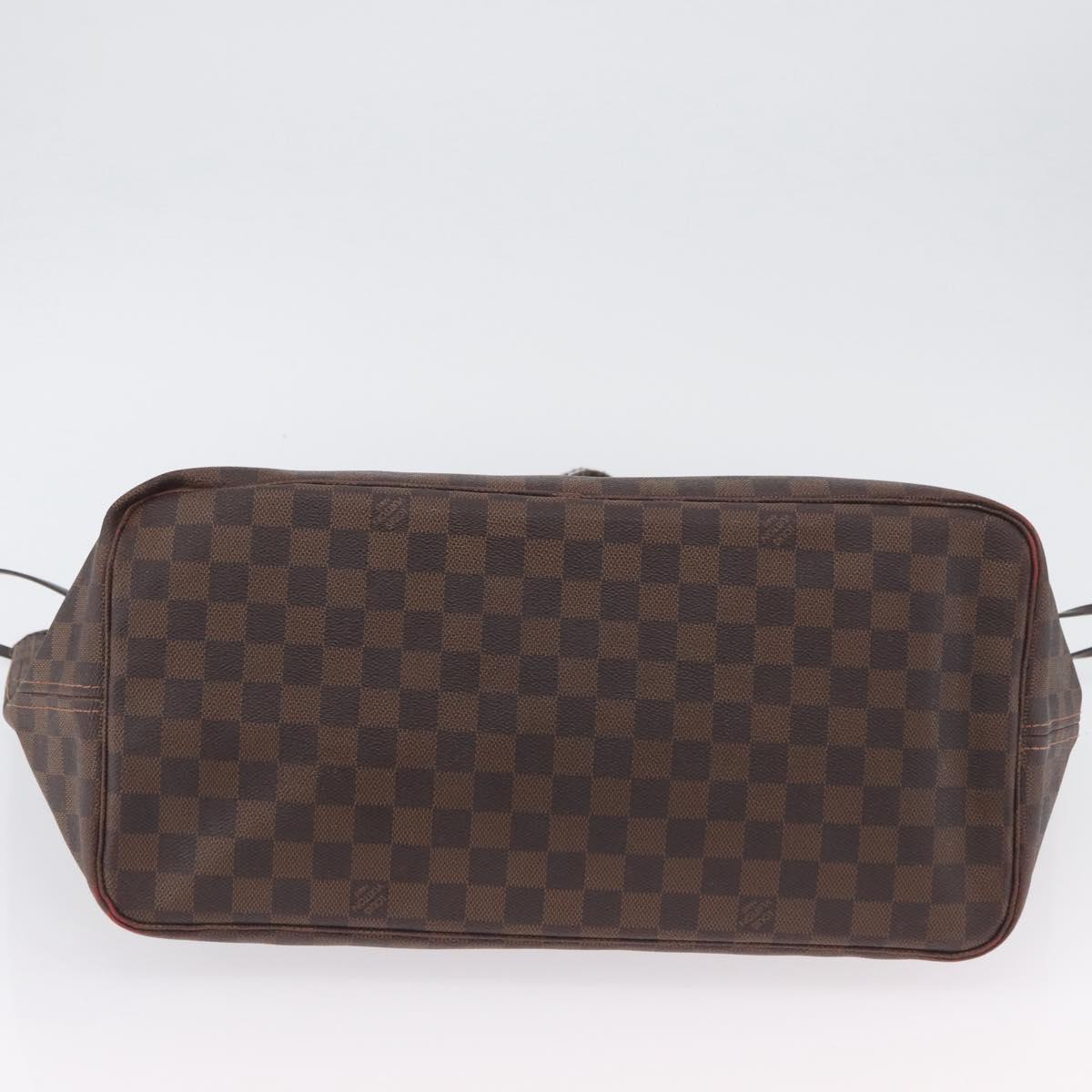 LOUIS VUITTON Damier Ebene Neverfull GM Tote Bag N51106 LV Auth LNZ627