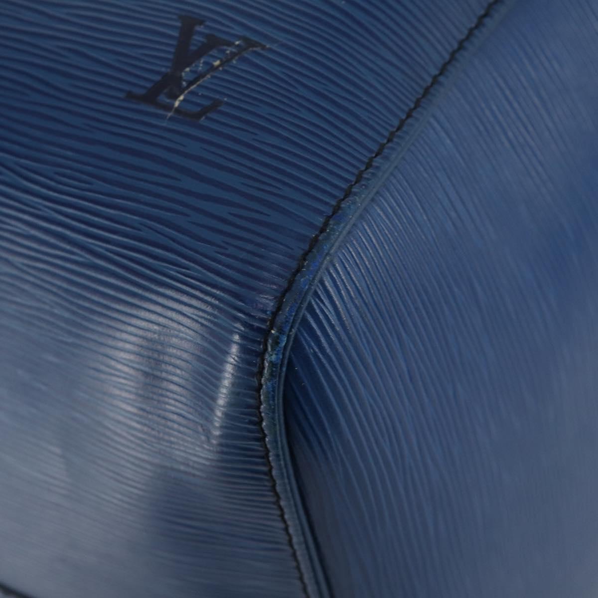 LOUIS VUITTON Epi Keepall 55 Boston Bag Toledo Blue M42955 LV Auth LNZ652A