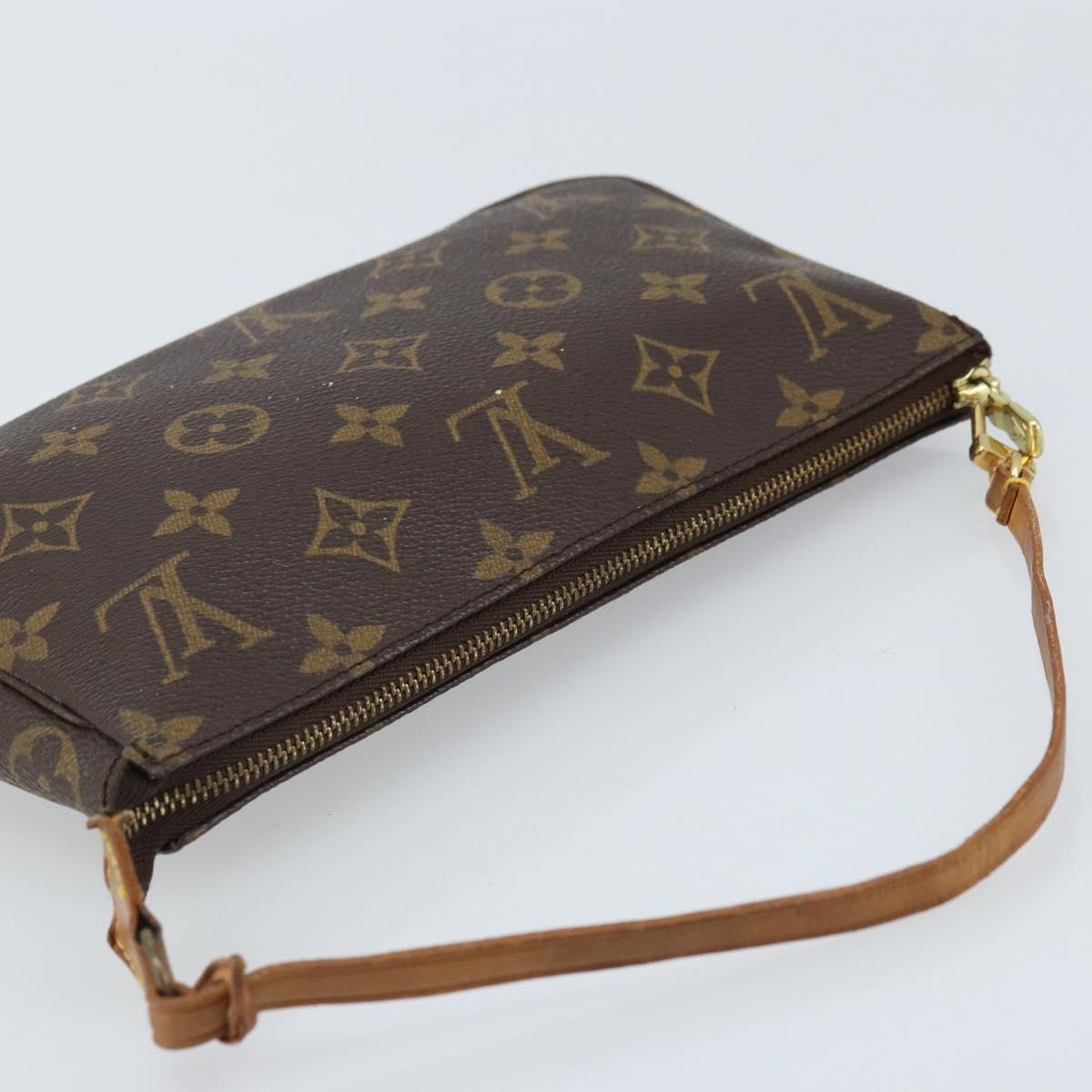 LOUIS VUITTON Monogram Pochette Accessoires Pouch M51980 LV Auth LNZ664