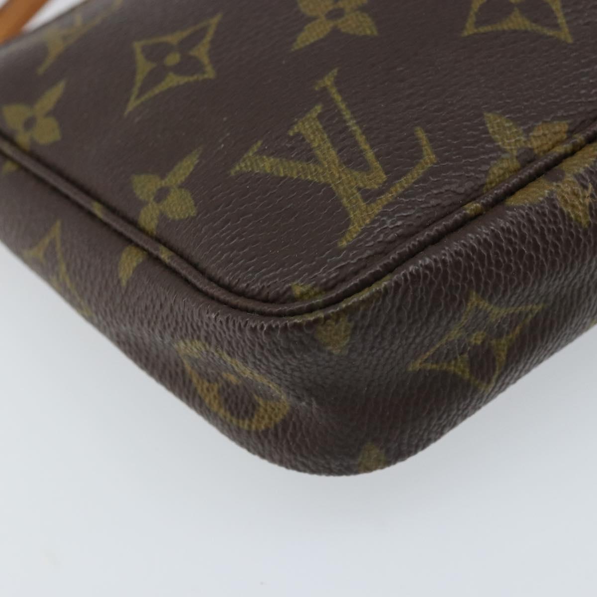 LOUIS VUITTON Monogram Pochette Accessoires Pouch M51980 LV Auth LNZ666