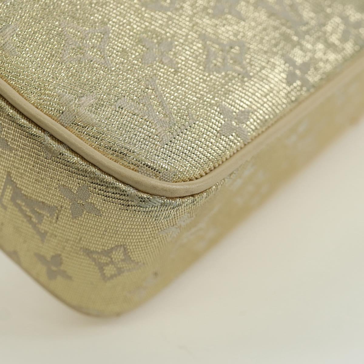 LOUIS VUITTON Monogram Shine Chain McKenna Bag Silver M92362 LV Auth LNZ672V