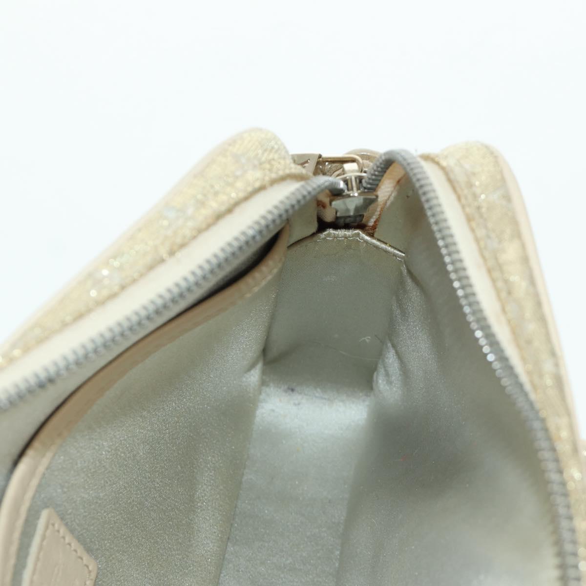 LOUIS VUITTON Monogram Shine Chain McKenna Bag Silver M92362 LV Auth LNZ672V