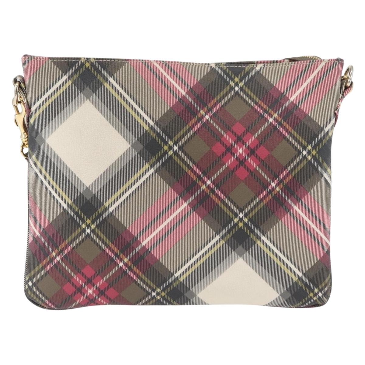 Vivienne Westwood Shoulder Bag PVC Pink Gold Auth LNZ673A