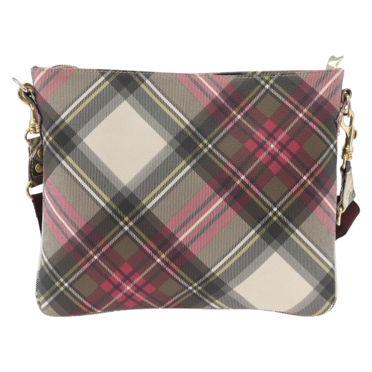 Vivienne Westwood Shoulder Bag PVC Pink Gold Auth LNZ673A