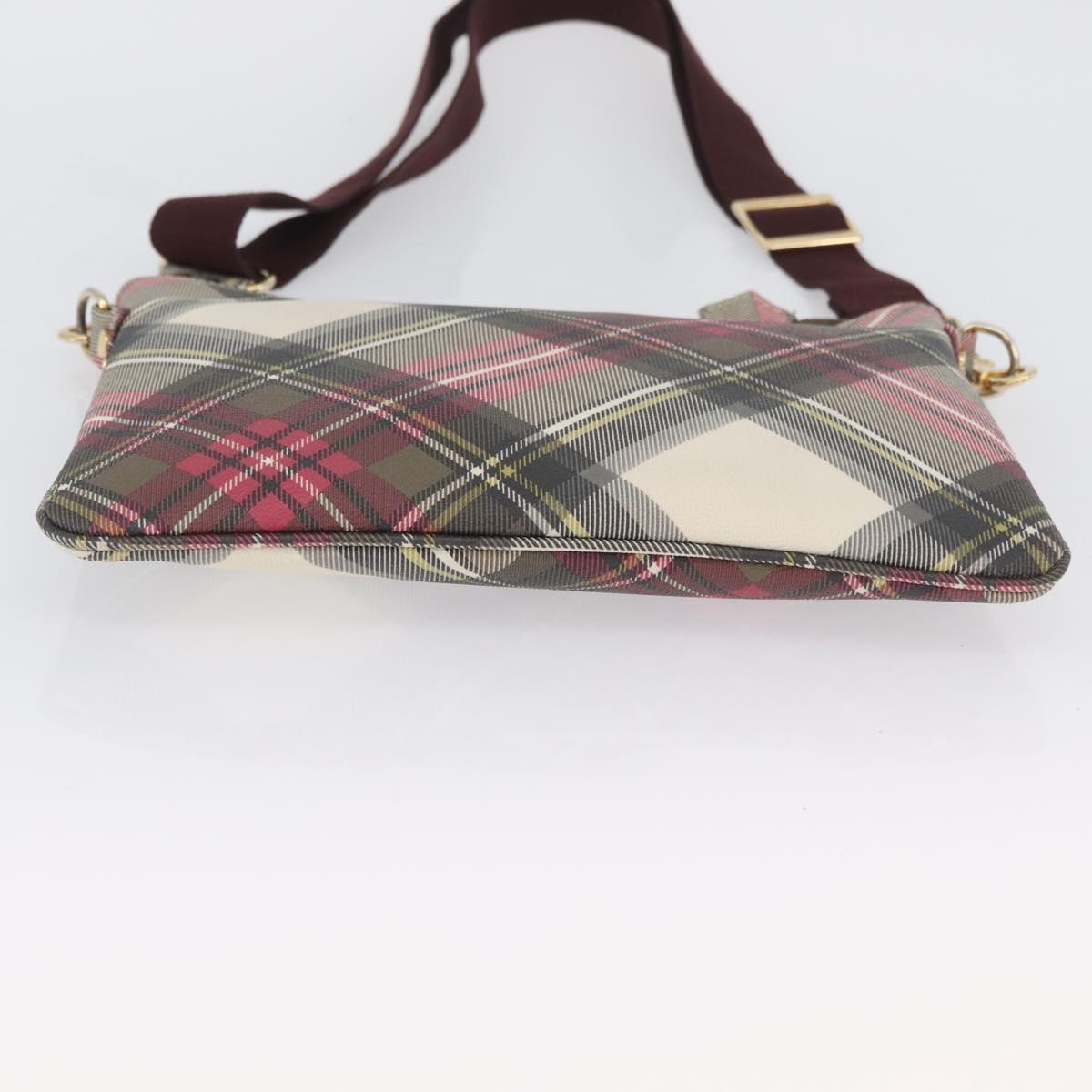 Vivienne Westwood Shoulder Bag PVC Pink Gold Auth LNZ673A