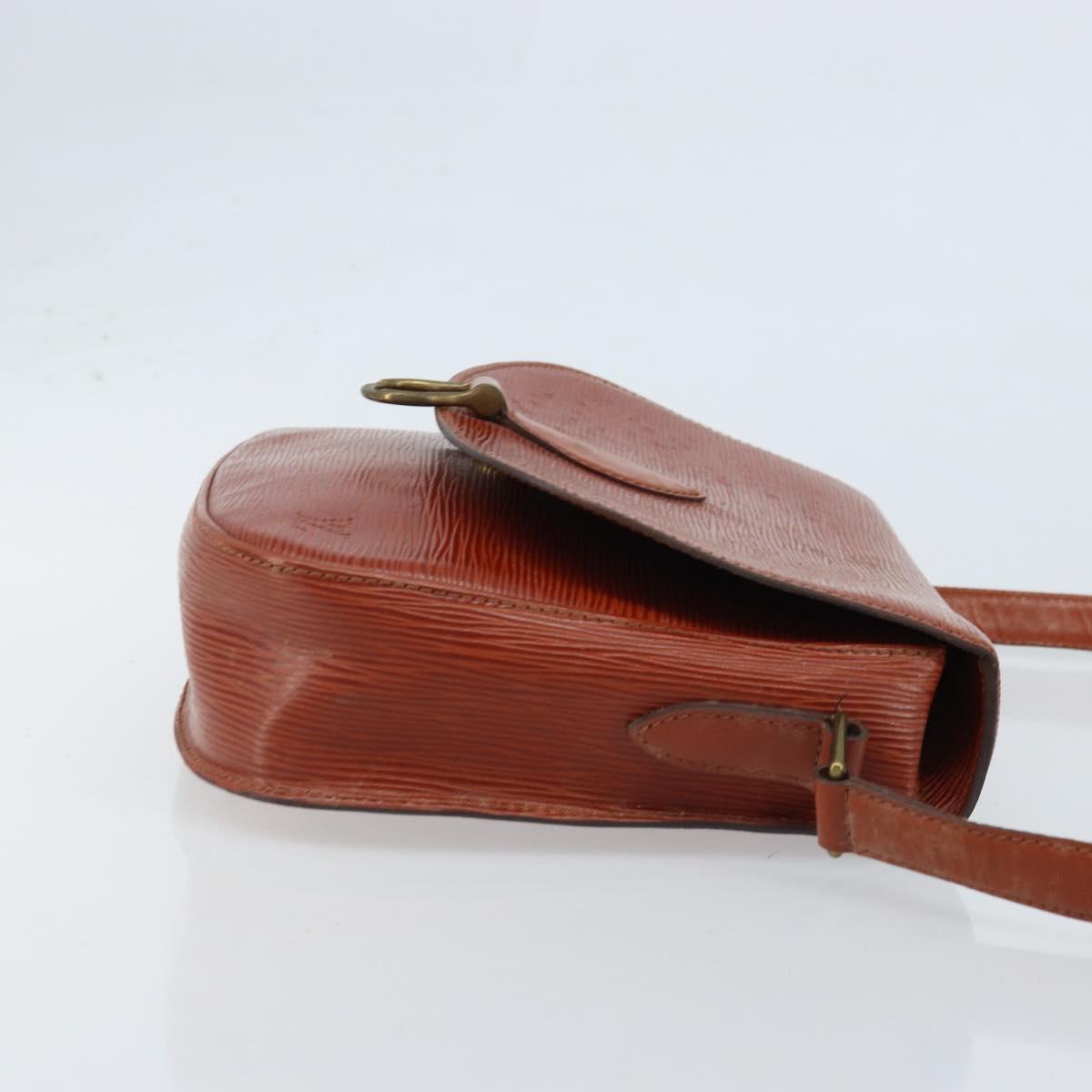 LOUIS VUITTON Epi Saint Cloud GM Shoulder Bag Brown M52193 LV Auth LNZ717