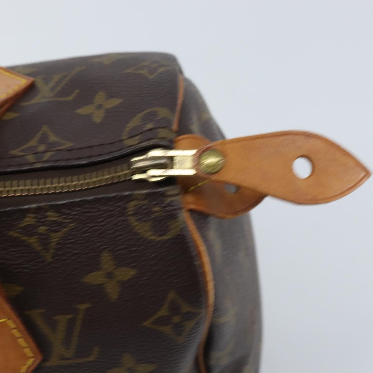 LOUIS VUITTON Monogram Speedy 25 Hand Bag M41528 LV Auth LNZ724V