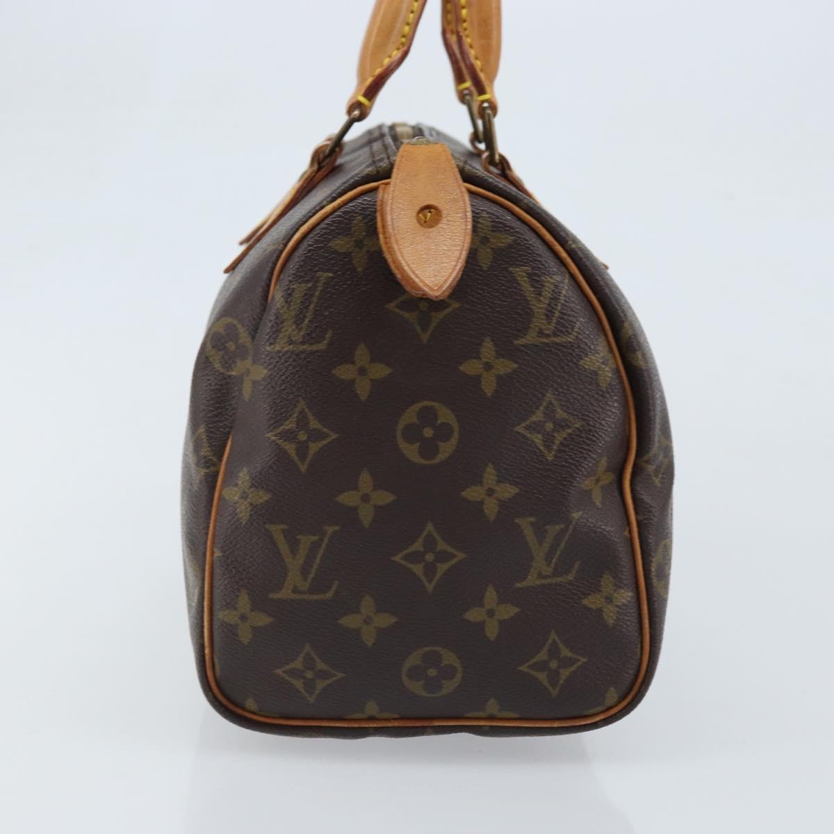 LOUIS VUITTON Monogram Speedy 25 Hand Bag M41528 LV Auth LNZ724V