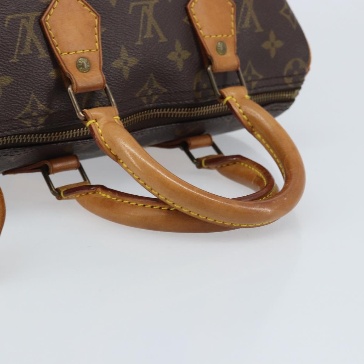 LOUIS VUITTON Monogram Speedy 25 Hand Bag M41528 LV Auth LNZ724V