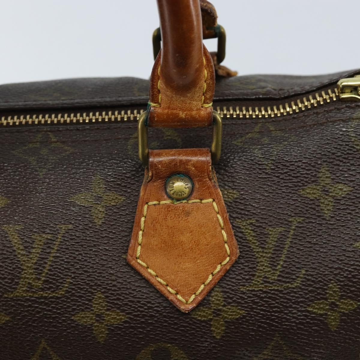 LOUIS VUITTON Monogram Speedy 25 Hand Bag M41528 LV Auth LNZ725