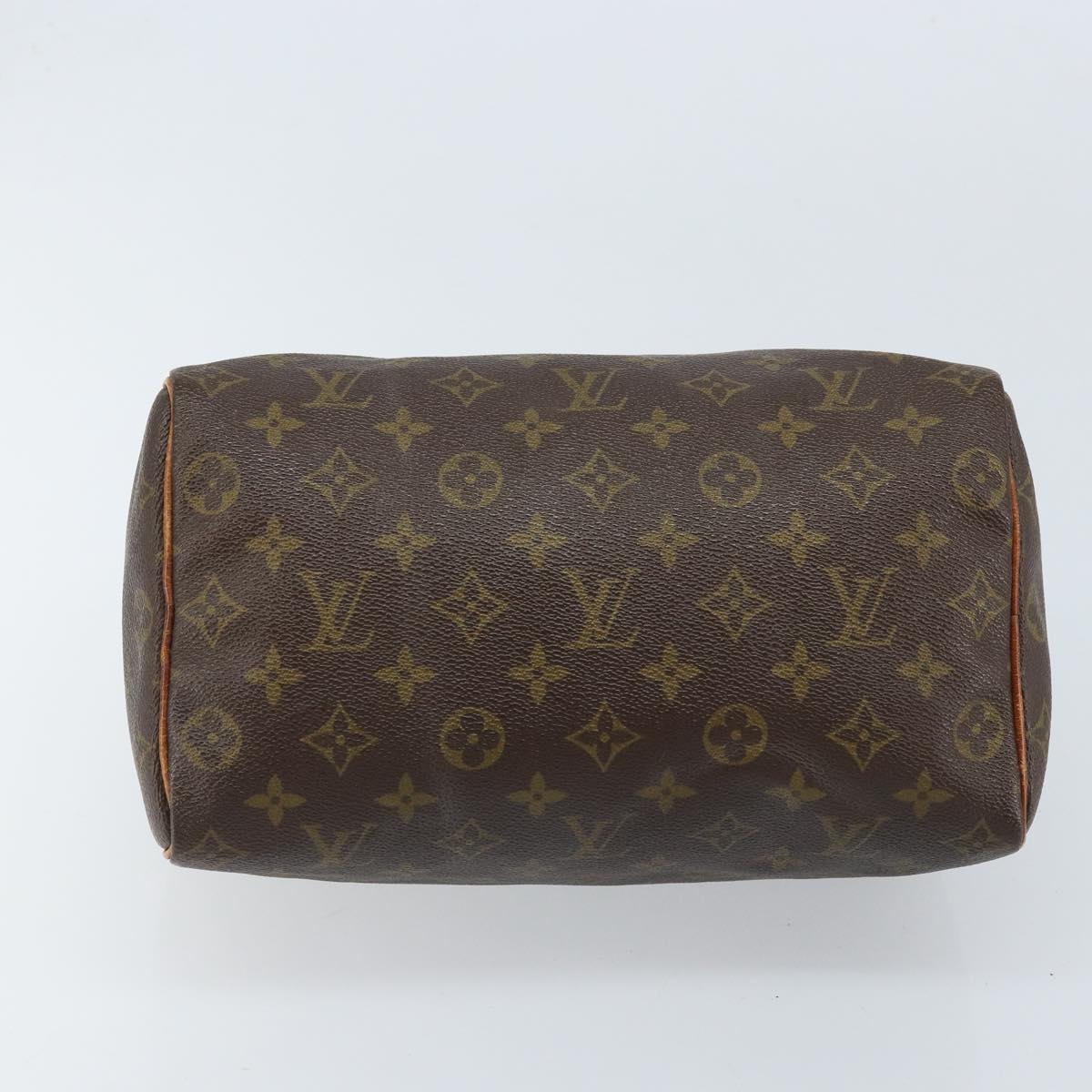 LOUIS VUITTON Monogram Speedy 25 Hand Bag M41528 LV Auth LNZ725