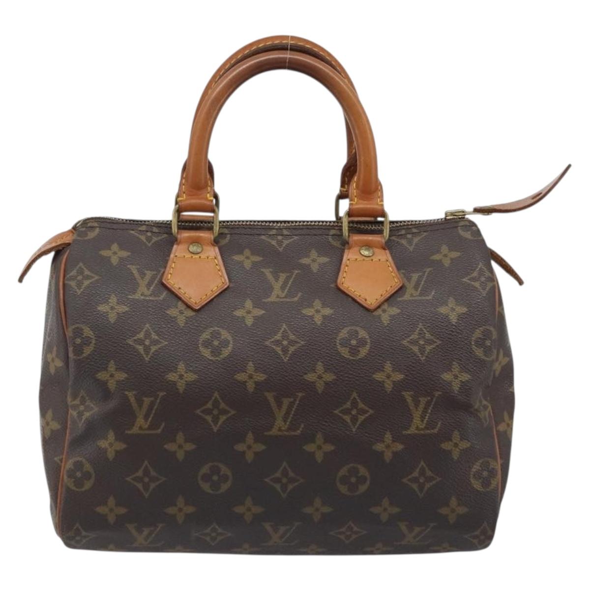 LOUIS VUITTON Monogram Speedy 25 Hand Bag M41528 LV Auth LNZ726V