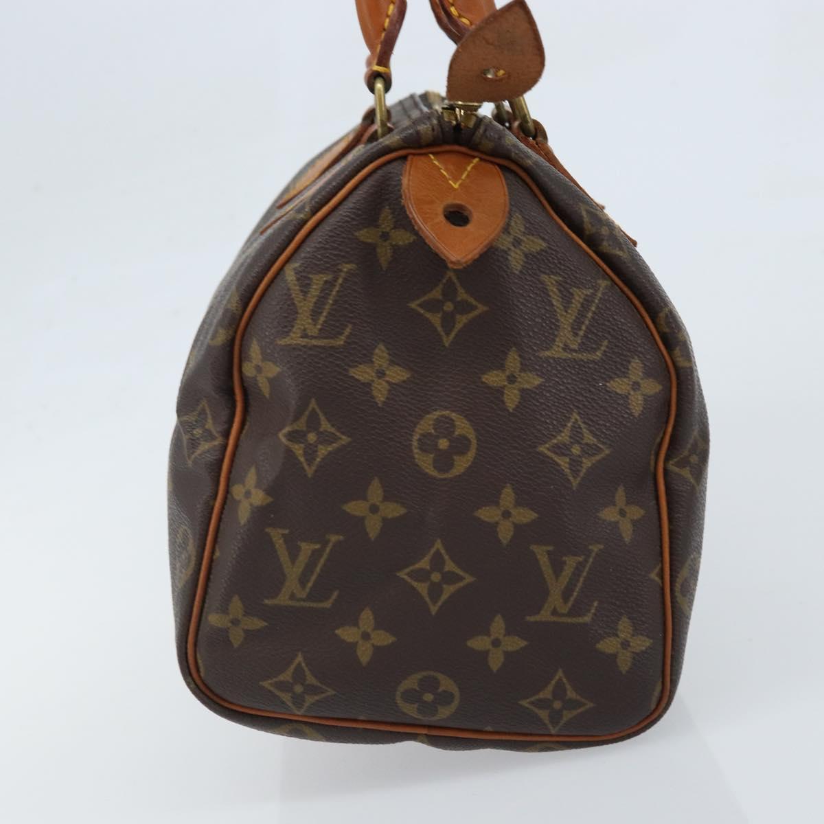 LOUIS VUITTON Monogram Speedy 25 Hand Bag M41528 LV Auth LNZ726V