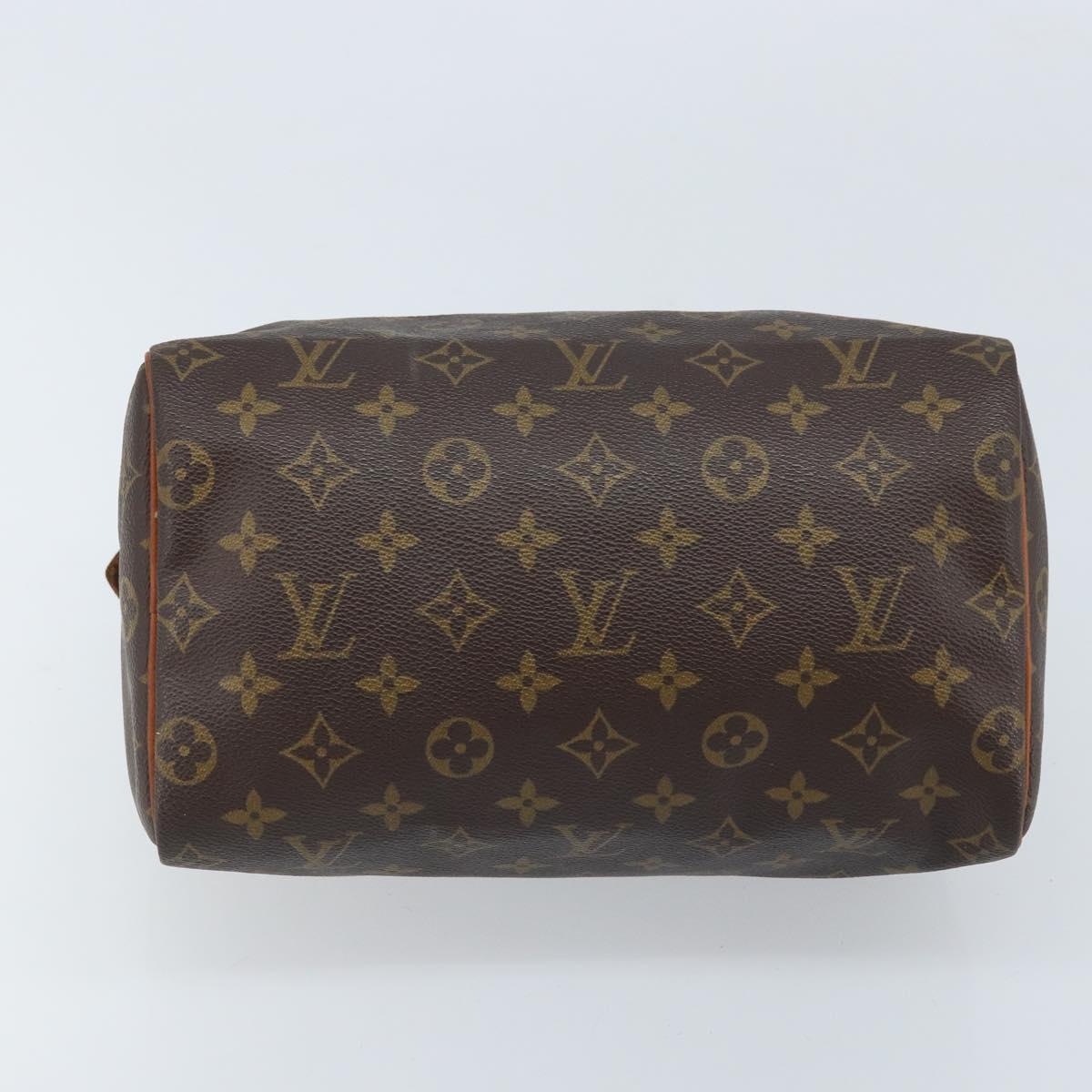 LOUIS VUITTON Monogram Speedy 25 Hand Bag M41528 LV Auth LNZ726V