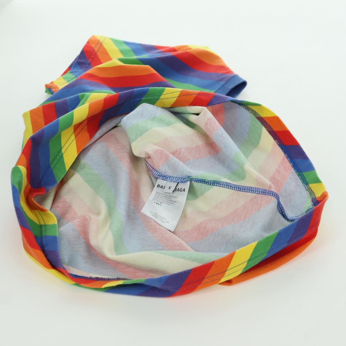 BALENCIAGA T Shirt Cotton Multicolor Auth LNZ729V