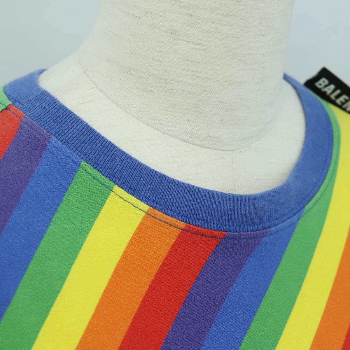 BALENCIAGA T Shirt Cotton Multicolor Auth LNZ729V