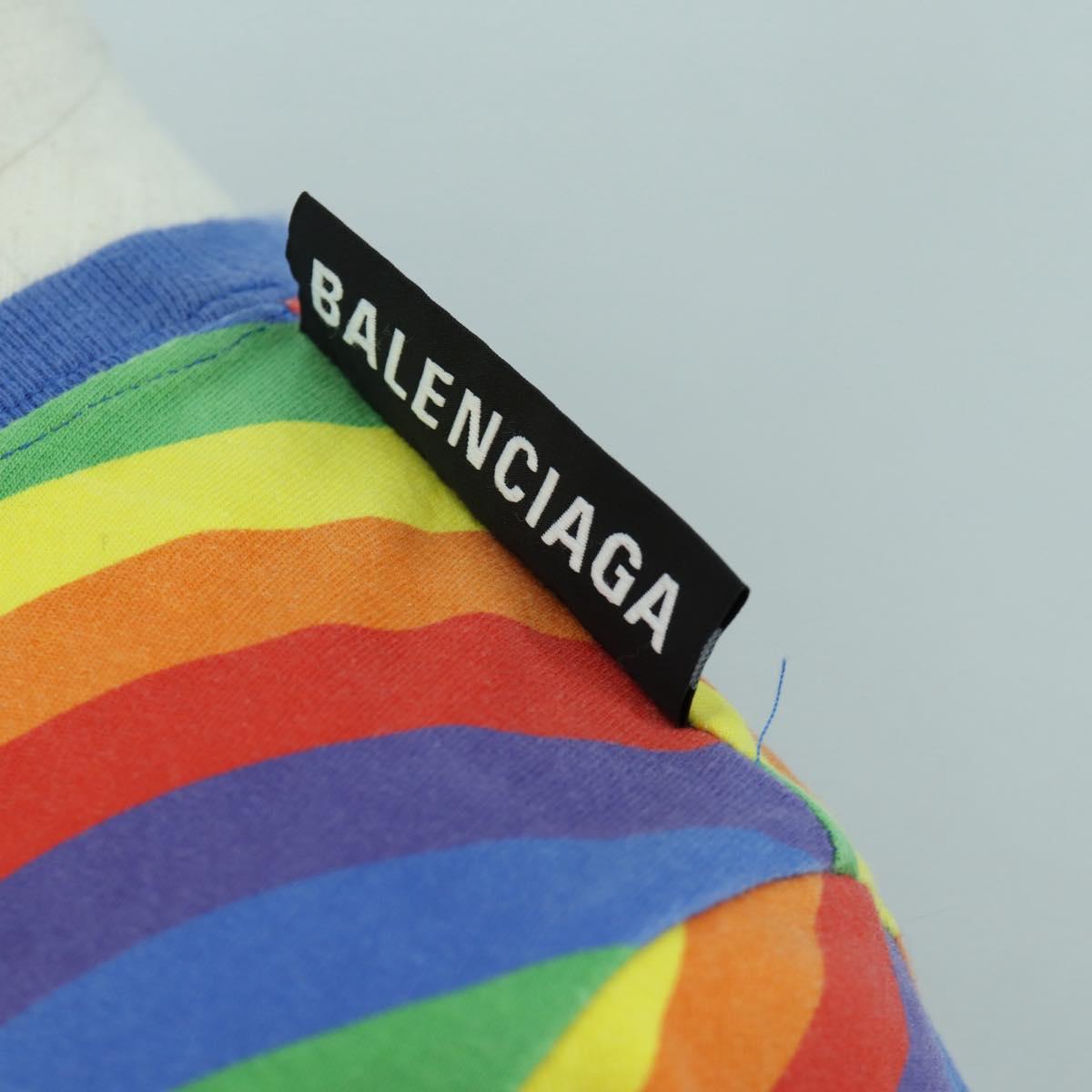 BALENCIAGA T Shirt Cotton Multicolor Auth LNZ729V