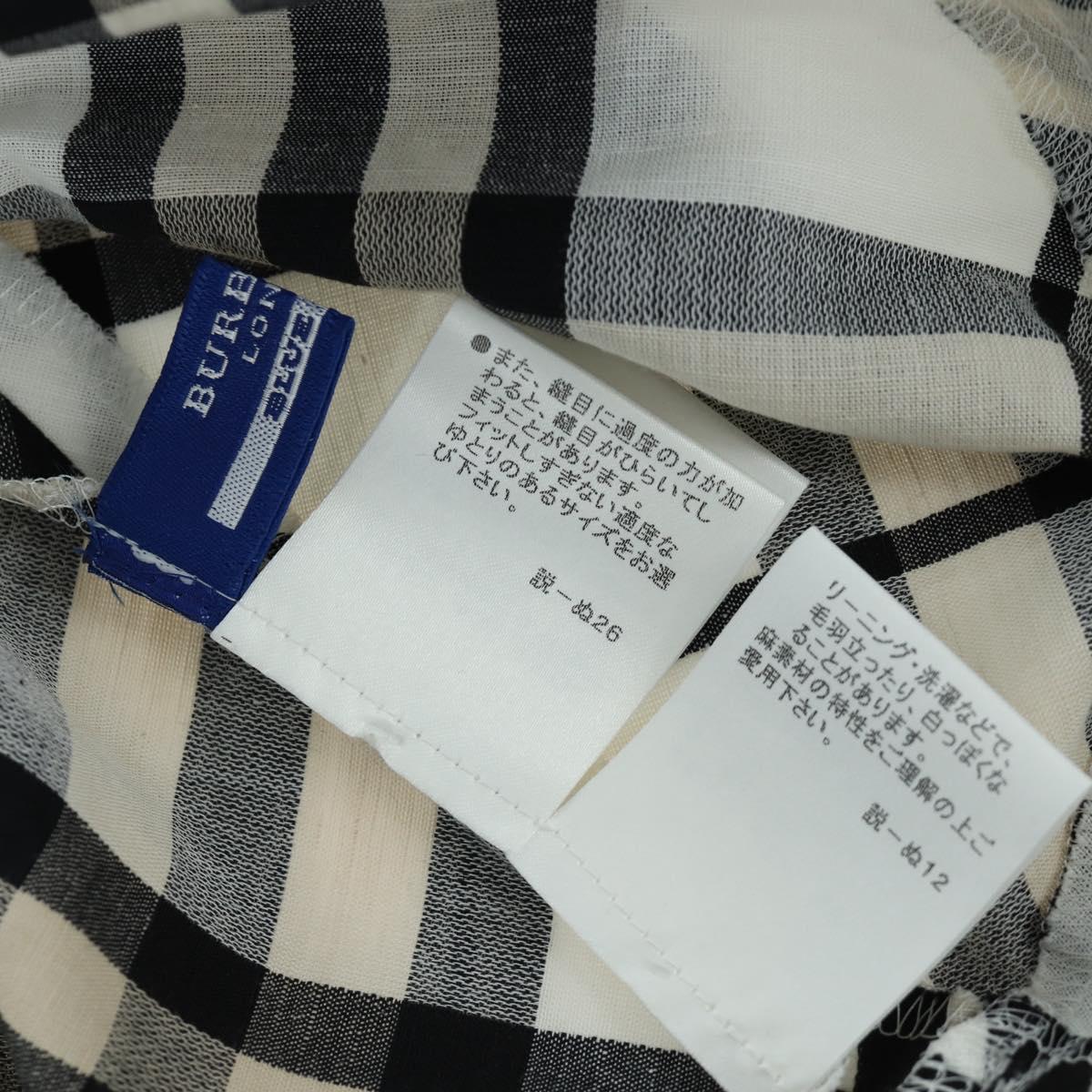 BURBERRY Nova Check One Piece Canvas Ivory Auth LNZ730A