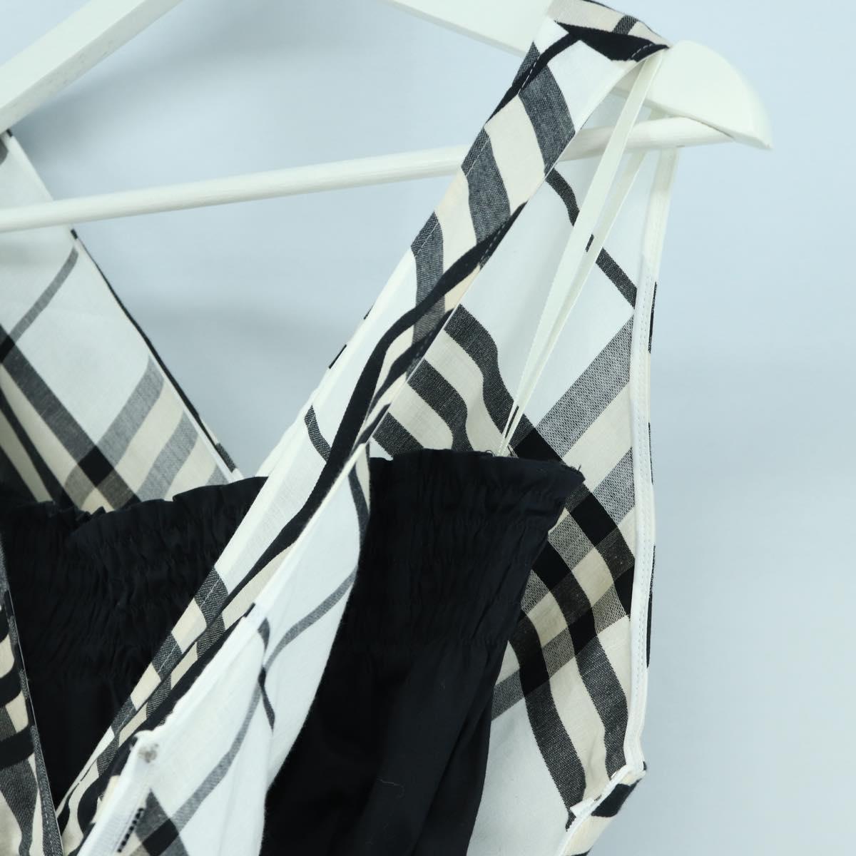 BURBERRY Nova Check One Piece Canvas Ivory Auth LNZ730A