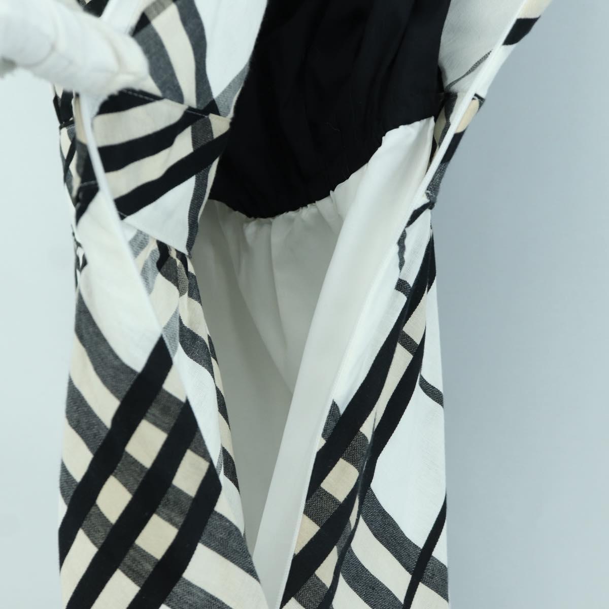 BURBERRY Nova Check One Piece Canvas Ivory Auth LNZ730A
