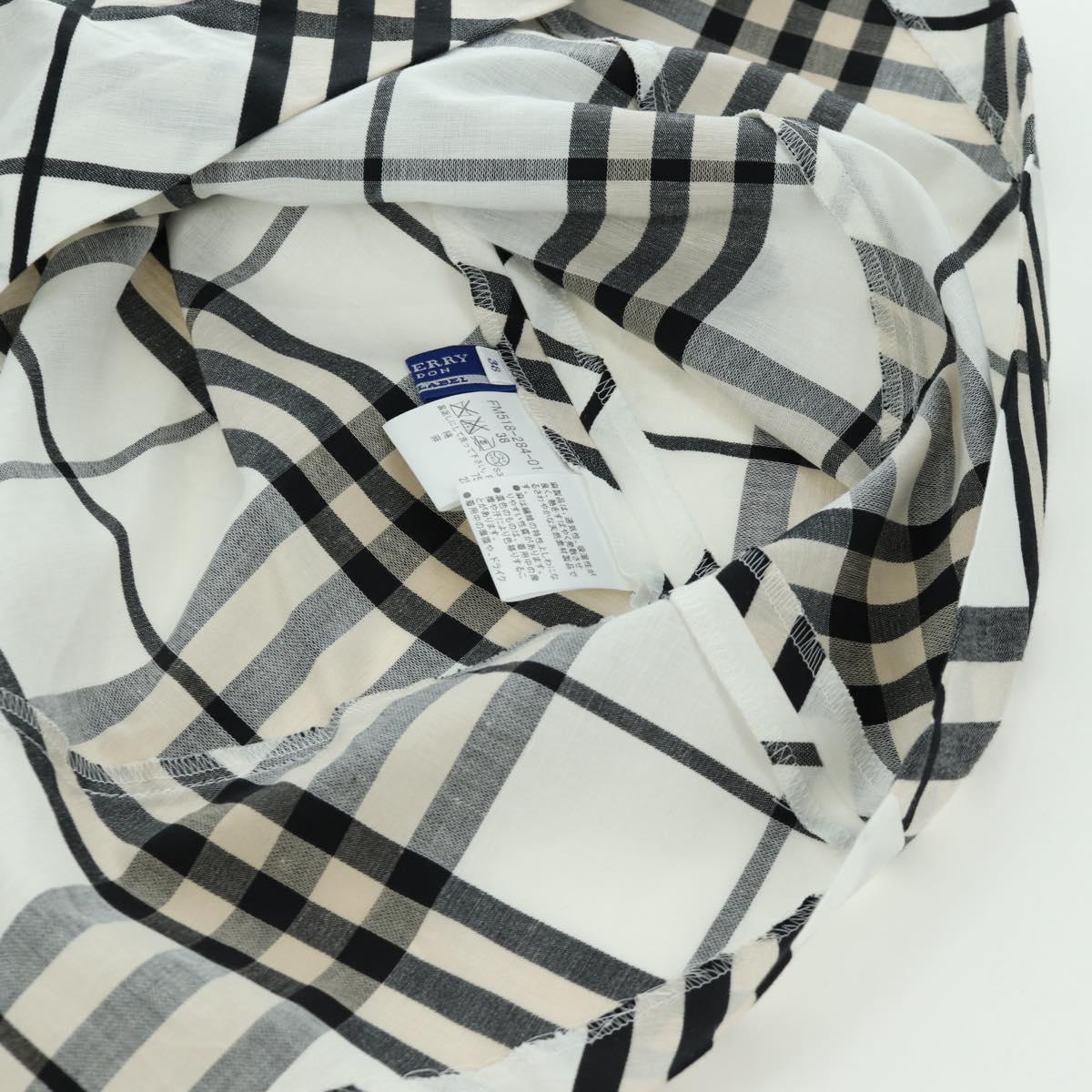 BURBERRY Nova Check One Piece Canvas Ivory Auth LNZ730A
