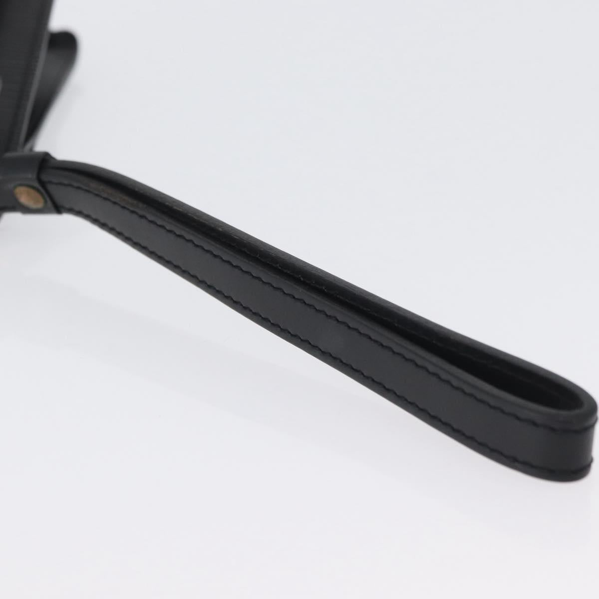 LOUIS VUITTON Epi Serie Dragonne Clutch Bag Black Noir M52612 LV Auth LNZ734