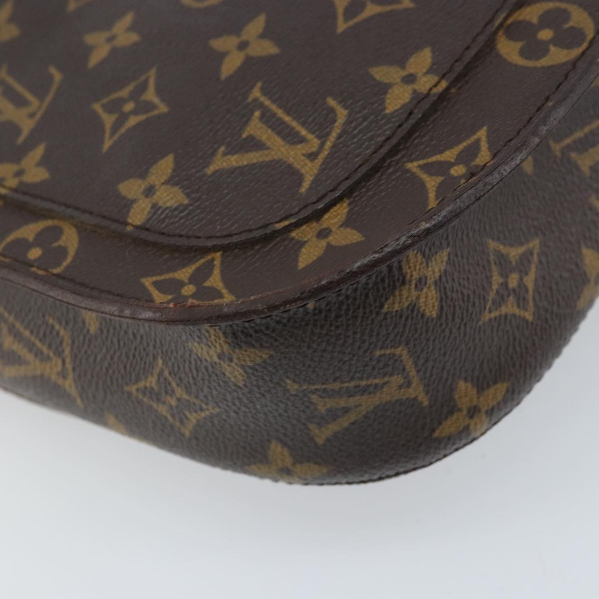 LOUIS VUITTON Monogram Saint Cloud GM Shoulder Bag M51242 LV Auth LNZ736