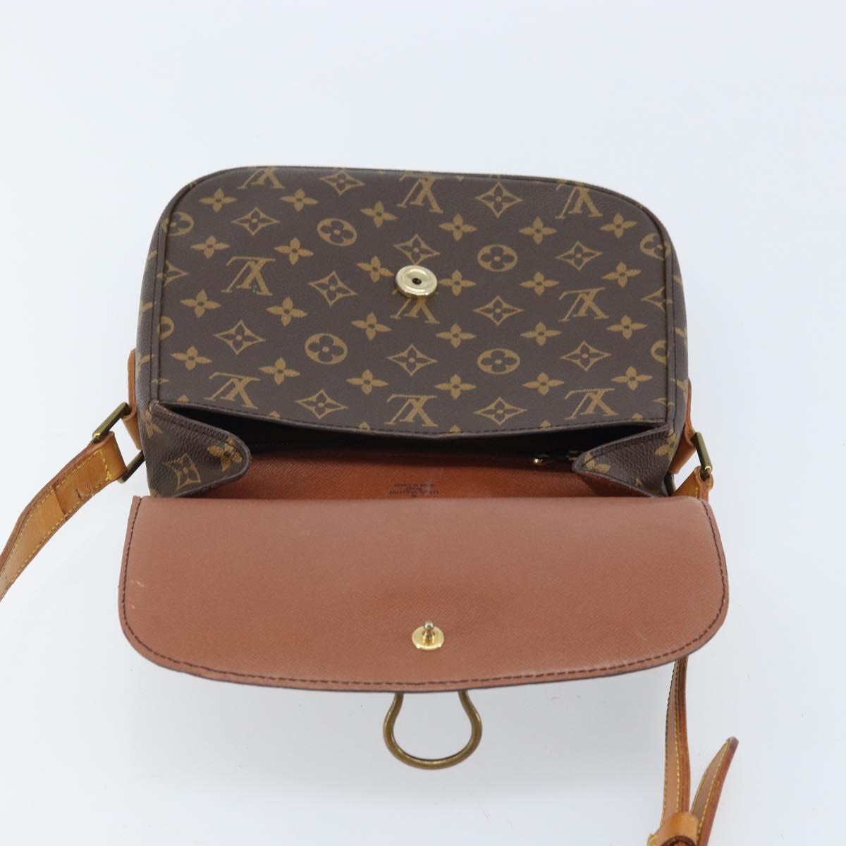 LOUIS VUITTON Monogram Saint Cloud GM Shoulder Bag M51242 LV Auth LNZ736