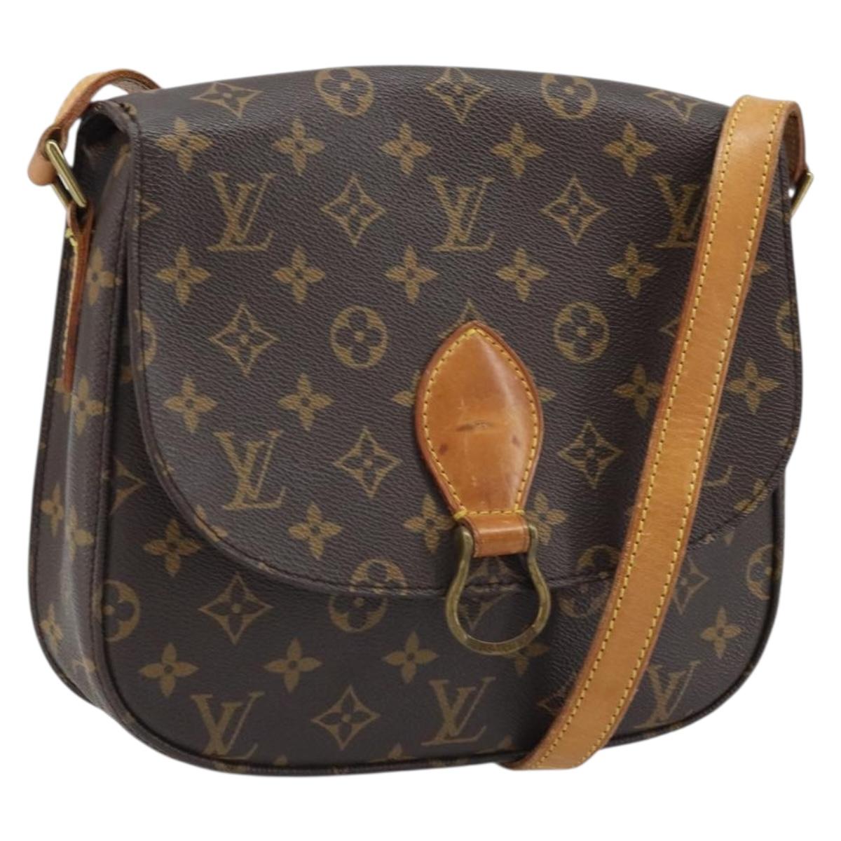 LOUIS VUITTON Monogram Saint Cloud GM Shoulder Bag M51242 LV Auth LNZ736