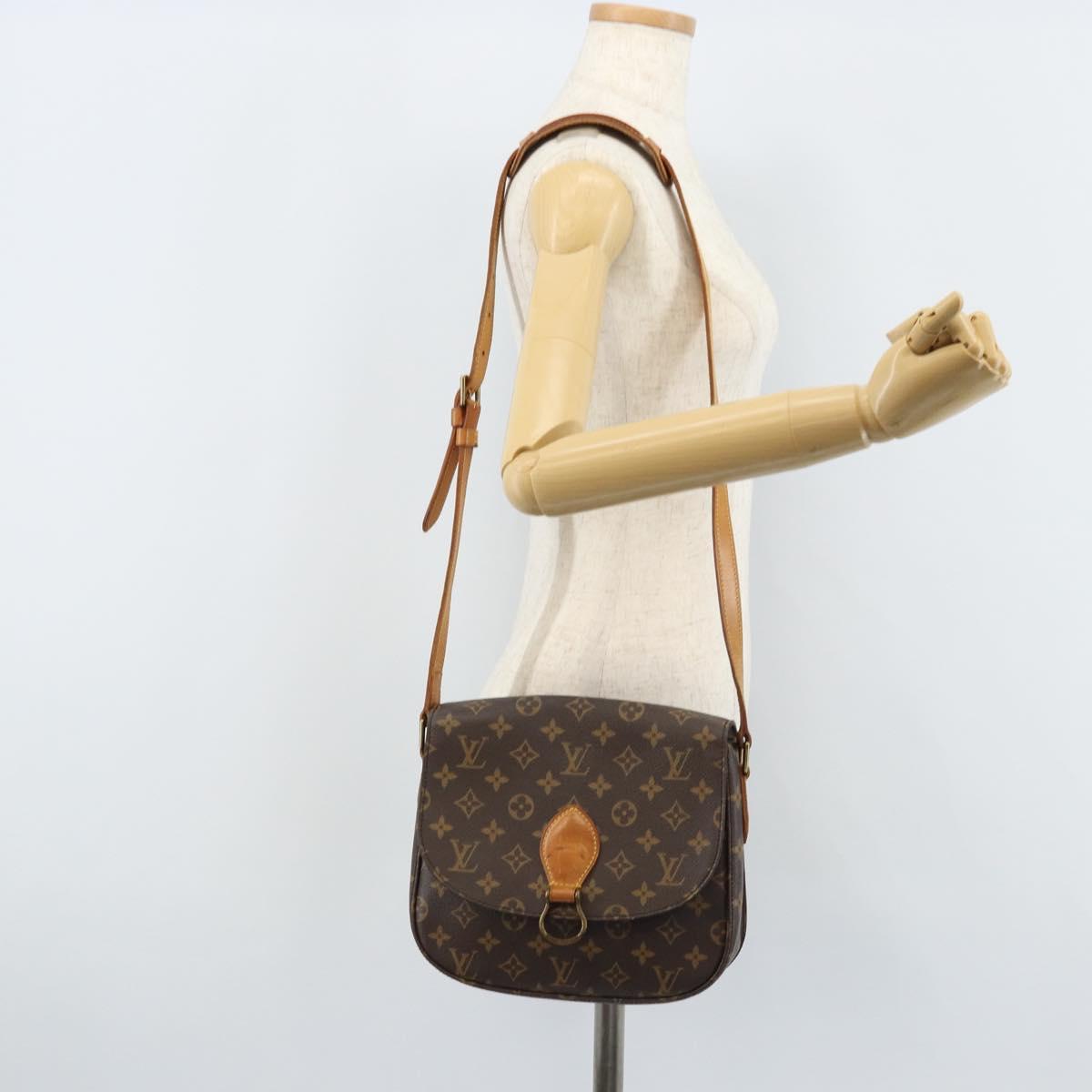 LOUIS VUITTON Monogram Saint Cloud GM Shoulder Bag M51242 LV Auth LNZ736