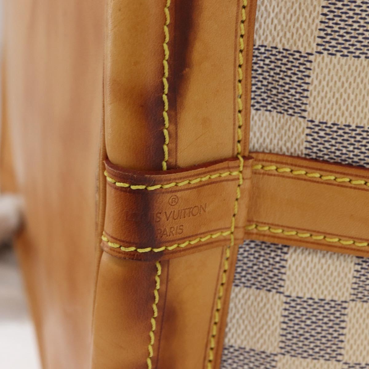 LOUIS VUITTON Damier Azur Noe Shoulder Bag N42222 LV Auth LNZ751A