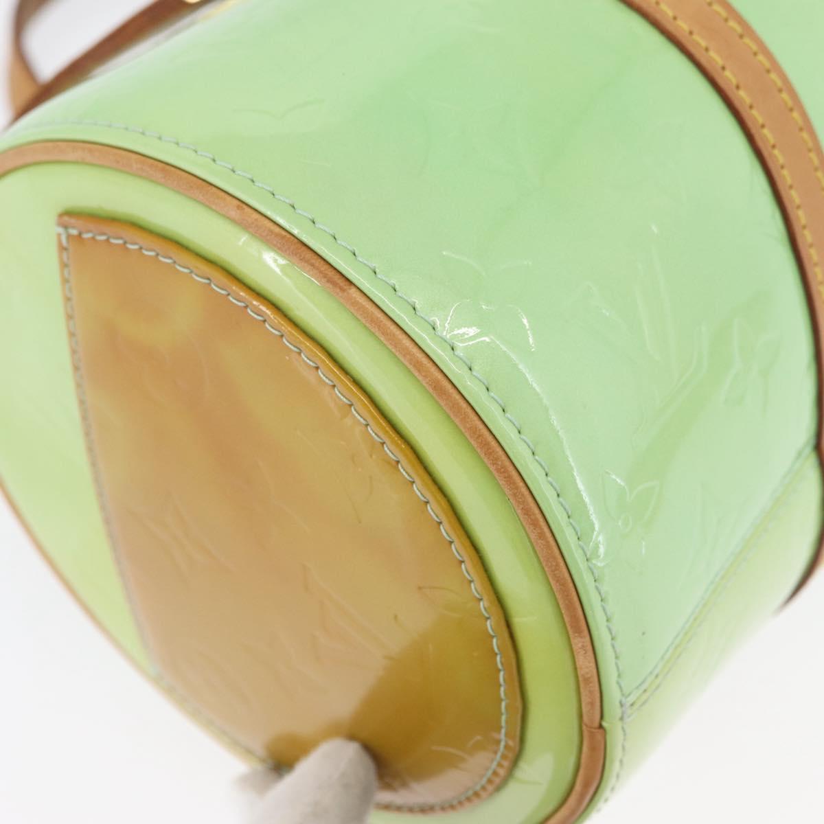 LOUIS VUITTON Monogram Vernis Bedford Hand Bag Peppermint M91309 LV Auth LNZ769A