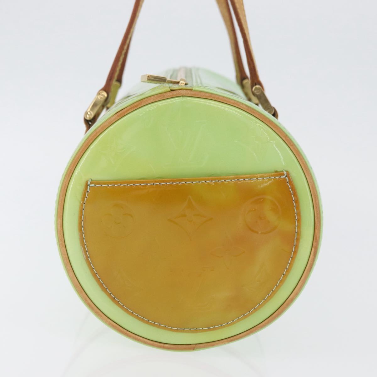 LOUIS VUITTON Monogram Vernis Bedford Hand Bag Peppermint M91309 LV Auth LNZ769A