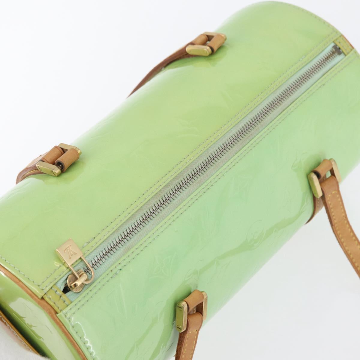 LOUIS VUITTON Monogram Vernis Bedford Hand Bag Peppermint M91309 LV Auth LNZ769A