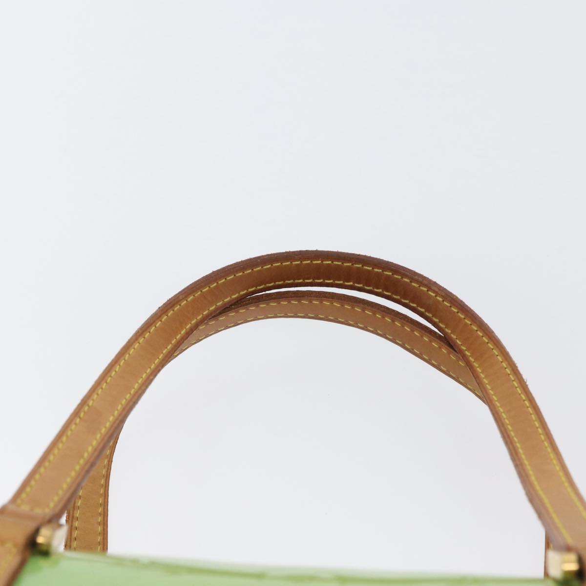 LOUIS VUITTON Monogram Vernis Bedford Hand Bag Peppermint M91309 LV Auth LNZ769A